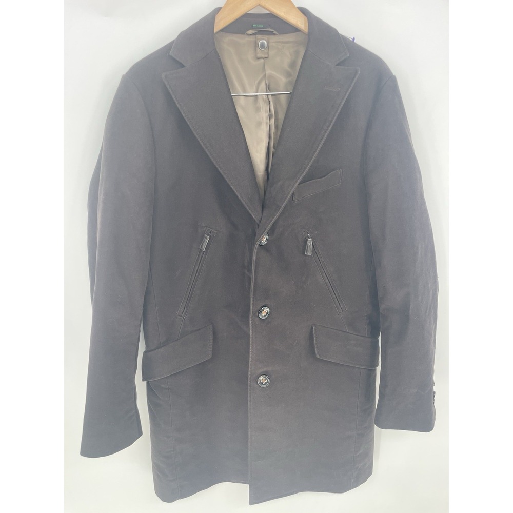 Stile Benetton Men's Blazer Jacket Size 50 Brown‎ Cotton